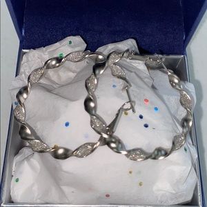 Silver Hoop Earrings